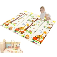 Waterproof XPE Baby Play Mat - Soft, Foldable, and Educational!