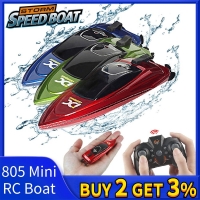 Mini RC Boat - 5km/h Radio Controlled Speed Ship with LED Light, Electric Water Pool Toy for Summer, Perfect Gift Model.