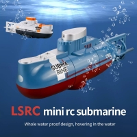 Mini Remote Control Submarine Waterproof Toy with Simulation Ship Model, 0.1m/s Speed, Perfect Gift for Kids
