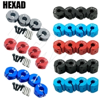 RC car hex wheel adapter with pin screws for HSP, HPI, Tamiya, Traxxas Slash trucks - sizes 5-12mm