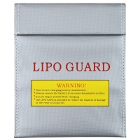 Fireproof LiPo Battery Safety Bag - 1pc, Silver (Two Sizes Available) - Hot!