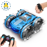 RC Car & Boat Combo - Waterproof 2.4GHz Remote Control Stunt Vehicle for Boys, All-Terrain Beach & Pool Toy, 4WD.