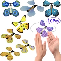 Wind-up Flying Butterfly Toy - Surprise Gift and Party Favor (1-10 pieces)