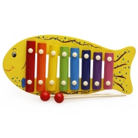 Wooden Fish Xylophone: Educational, Musical, and Multi-Functional Toy for Children