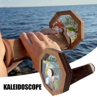 DIY Wooden Kaleidoscope Kit for Kids - Creative, Magic, and Interactive Toy for Outdoor Play and Logical Thinking.