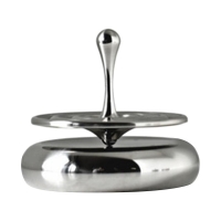 Magnetic Desk Decoration - Rotating Totem Print Toy Gift with Spinning Droplets
