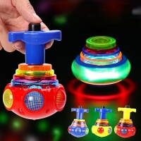 LED Flashing Spinning Toy for Kids - Colorful Gyroscope with Luminous Effect