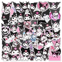 Kuromi Anime Waterproof Stickers (10/30/50pcs) for Skateboard, Guitar, Suitcase, Motorcycle and Graffiti. Great Gift.