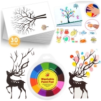 20-Pack Kids DIY Finger Painting and Drawing Animal and Garden Doodle Books for Creative Kindergarten Activities and Handmade Toys.