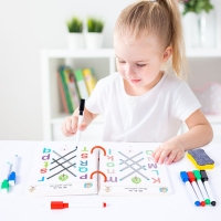 Montessori Pen Control Painting Learning Book - Educational Toy and Game for Children to Improve Drawing Skills and Fine Motor Control