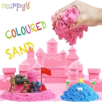 Colorful Mars Space Sand Set - 110g Magic Sand for Kids - STEM Educational Toy - Indoor Play Set with Light Clay and Slime Charms - Fun and Unique Gift Idea for Children.