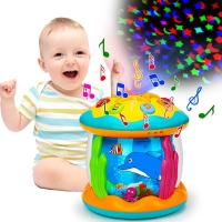 Ocean Light Music Baby Toy - Montessori Educational Sensory Toy for 1-3 Years Toddlers. Ideal Gift.