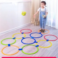 Hopscotch Ring - Outdoor Toy for Kids - Perfect for Backyard, Garden, Indoor and Carnival Games!