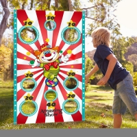 Bean Bag Toss Game for Adults and Kids - Ideal for Outdoor Fun, Parties and Christmas Carnival - Safe and Entertaining Toy.