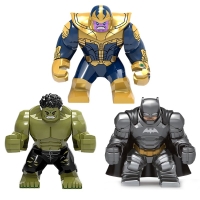 Big Bat Hulk Building Block Toy with Mini Action Figures and Educational Assembly - Perfect Birthday Gift (1pc)