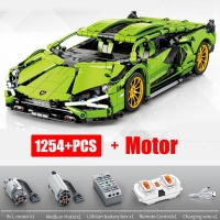 Racing Car Bricks Set Compatible with 42115 Technical Blocks - Lambor Sian FKP 37 for Kids, Christmas Gift Toys