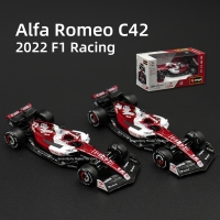 1:43 Bburago Alfa Romeo C42 F1-75 RB18 Red Bull Die-Cast Racing Car Collectible Model Toy.