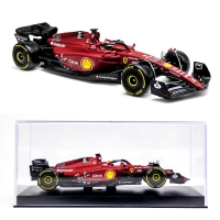 Ferrari F1-75 Die-Cast Car Model Toy, 1:43 Scale, Leclerc 16# & Sainz 55#, Collectible Gift.