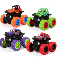 4WD Off-road Stunt Car Toy for Boys - Dump Truck Inertia Car with Pull-Back Function - Perfect Christmas Gift for Kids