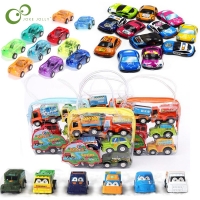 Mini Pull Back Cars Toy Set - 6pcs or 10pcs, Plastic Car Models for Kids, Funny Vehicle Toys with Wheels, Cool Birthday Gift.