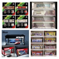 LED Display Cabinet for 1:64 Scale Diorama of Mpower, Fast and Furious, JDM, Koenigsegg, Honda, Nissan, RWB Cars.