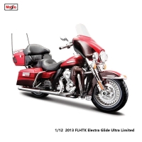1:12 Maisto Harley Davidson 2013 FLHTK Electra Glide Ultra Limited Classic Die-Cast Motorcycle. Collectible Toy Gift.