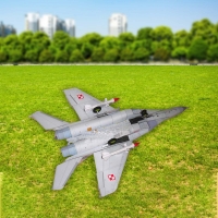 Russian paper plane model - DIY collectible display ornament for office and shelves.
