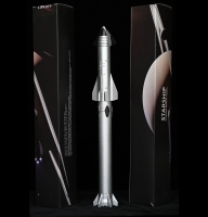 SpaceX Starship Model - Exquisite Office Desk Ornament & Birthday Gift Featuring Starship Super Heavy Rocket BFR Design