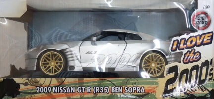 Ben Sopra Nissan GT-R R35 Diecast Car Model - 1:24 Scale - Perfect Kids Gift & Collectible Item
