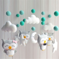 Handmade Baby Mobile Rattles for Newborn Crib – Carousel Bed Bell Holder with Toys for Infants Ages 0-12 months