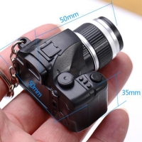 LED Flashing Toy Camera Keychain for Kids - Cute Bag Pendant Accessory with Simulation Camera Design
