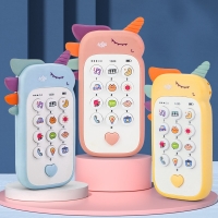 Educational Baby Phone Toy with Music and Teether