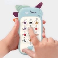Educational Baby Phone Toy with Music, Sound, Teether & Simulation - Great Gift for Infants and Toddlers