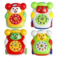 Cute Smile Face Toy Phone Car for Baby Kids - Educational and Fun! Perfect Parent-Child Interactive Game Gift.