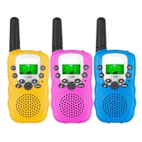2pcs Mini Walkie Talkie for Kids - Handheld Cellular Transceiver with 6km Range, Light and Compact Interphone Toys - Ideal Gift for Boys and Girls