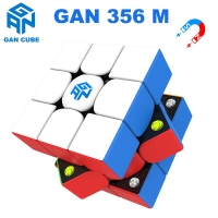 Gan 356M 3x3 Magnetic Speed Cube - Professional Puzzle Toy (Original Hungarian Design)