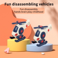 Educational Toy: Disassembly Helicopter Assembly Puzzle for Kids' Birthday Gift