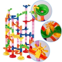 29-Piece Kids 3D Maze Roll Toy Set - DIY Circuit Building Blocks - Marble Run Race Track - Perfect Christmas Gift for Kids.