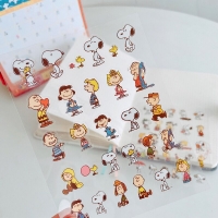 Cute Snoopy Anime Transparent Stickers for DIY Decorative Decals on Phone, Laptop, and Hand Accounts - Ideal as Gifts and Toys.