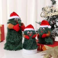 Electric Dancing Christmas Tree Toy for Kids - Cute Rotating Dolls with Singing and Musical Features - Funny Xmas Decor.