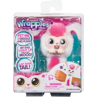 Interactive Slap-On Toy Wrapples with Soft Plush Tail and Cute Appearance for Girls - Blue (Model: Unao/Bonnie)