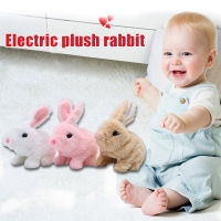 Interactive Electric Plush Bunny Toy for Kids - Educational and Fun