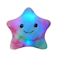 Luminous Star Pillow Toy - 34cm Plush LED Cushion for Kids and Girls Gift