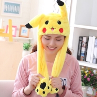 Luminous Pikachu Plush Toy with Moving Hat - Trendy Gift Idea