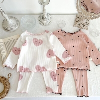 2023 Milancel Baby Pajama Set for Girls - Dot Print Sleeper Wear for Infants and Toddlers