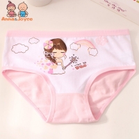 Set of 4 Girls' Underwear (2-10 years) - Panties, Shorts, and Briefs for Children