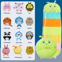 Children's Animal Sleeping Bag Plush Doll Sleep Sack for Kids' Birthday Gift