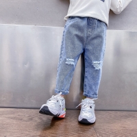 Girls Solid Color Jeans - Casual Style for Spring/Autumn - Baby Girl Clothes