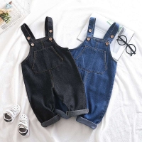 Denim Overalls for Boys and Girls (2-6 years) by Ienens - Infant Playsuit and Toddler Jumpsuit