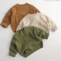 Korean Style Baby Pullover Sweater for Boys and Girls - Autumn/Spring Clothing